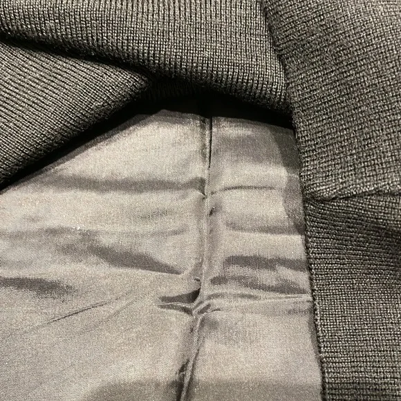 Vintage Moschino Silk & Velvet Striped Wool Sweater